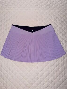 Lululemon Varsity High-Rise Pleated Tennis Skirt in lavender SZ 8